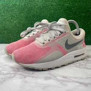Nike Air Max Zero Pure Platinum Shoes GS 6.5Y Women's 8 Grey‎ Pink Sneakers